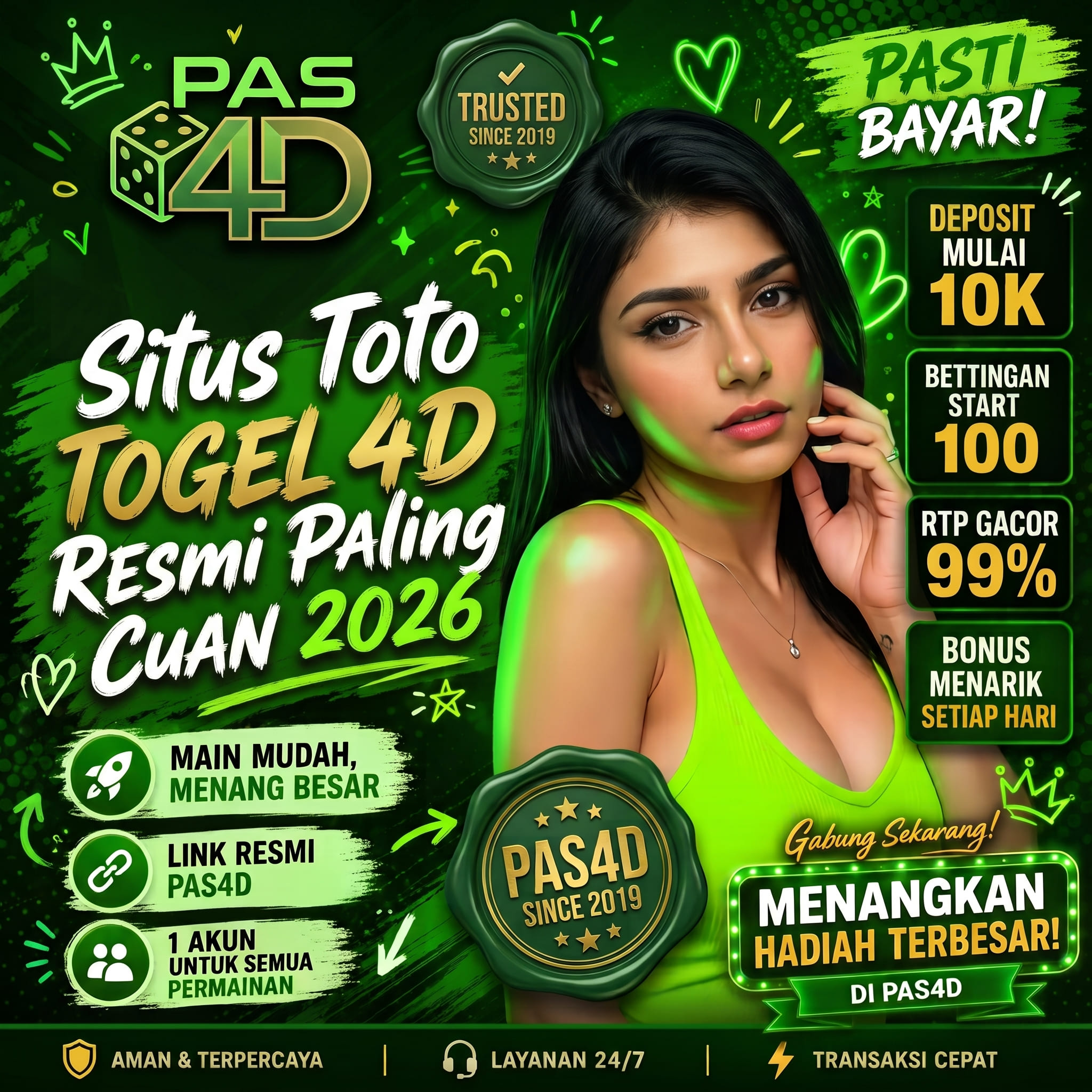 PAS4D | Situs Toto Togel 4D Resmi Paling Cuan 2026